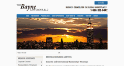 Desktop Screenshot of baynelaw.com